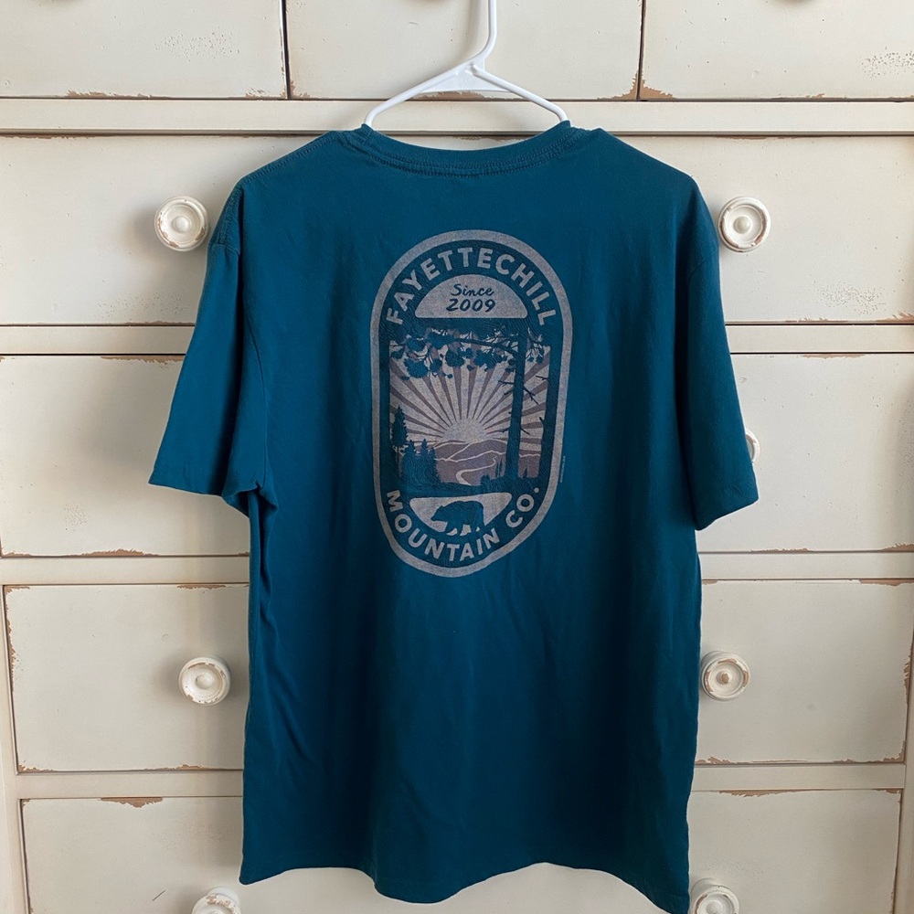 Fayettechill Teal Short Sleeve Tee